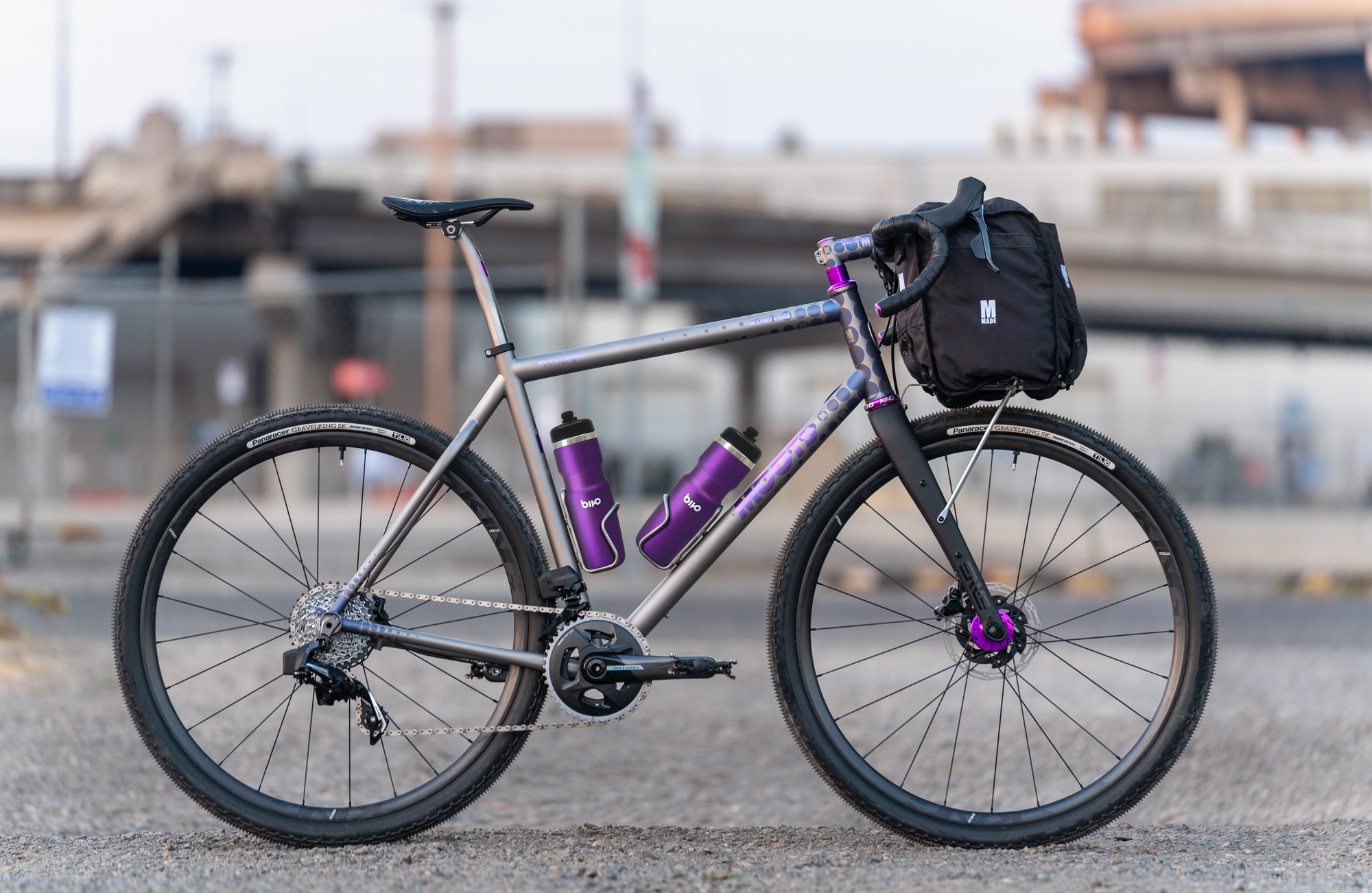 Bling for your Bike and our New Metallic Purple Bottle!