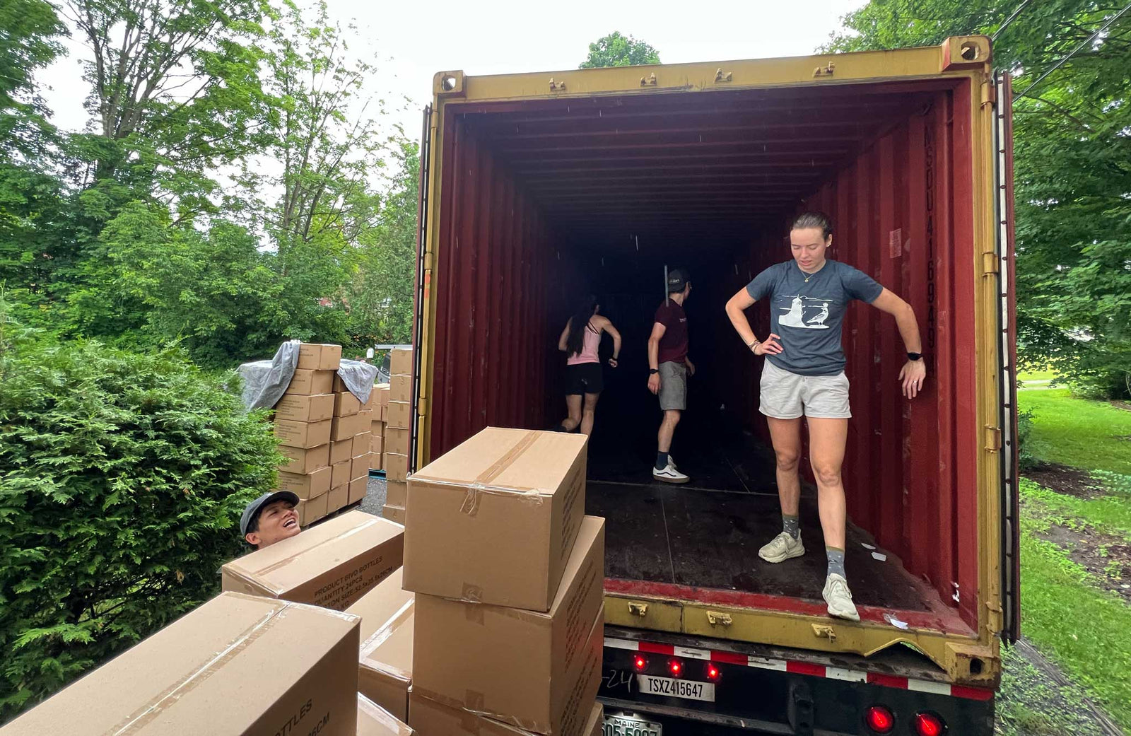 It's bottle delivery day!