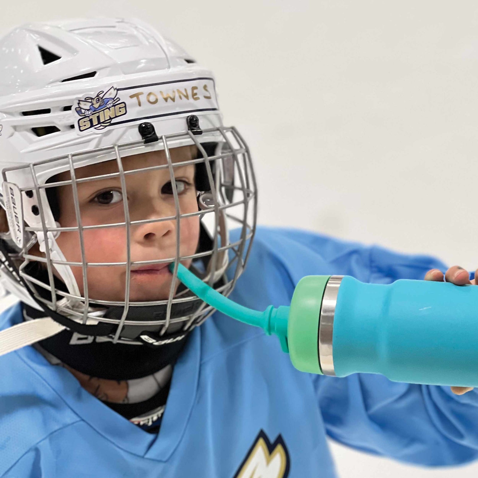 LongShot Full-Face Mask Sports Collection | Hockey & Lacrosse Bottles
