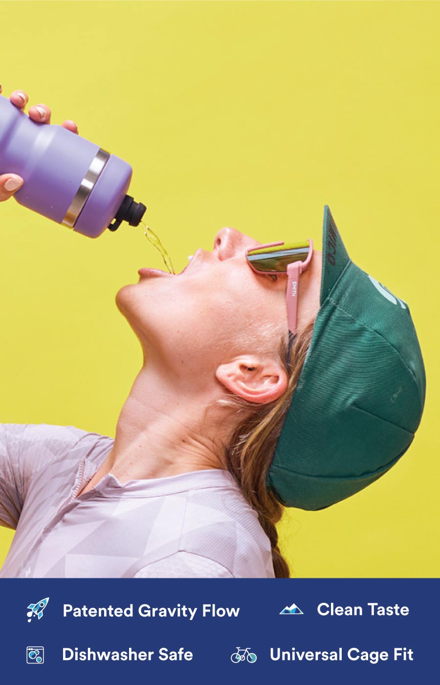 Allie Using Bivo's Patented Gravity Flow System