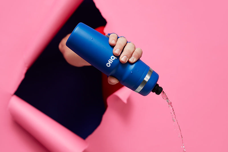 Bivo Duo in True Blue showing Gravity Flow