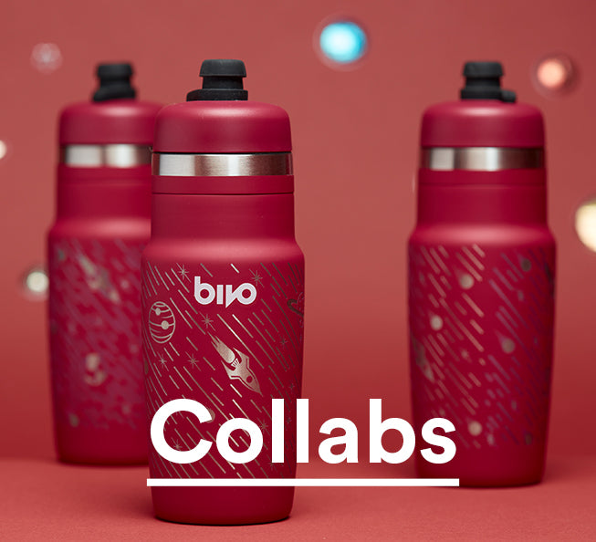 Limited Edition Bivo Bottles with Cycling Artists