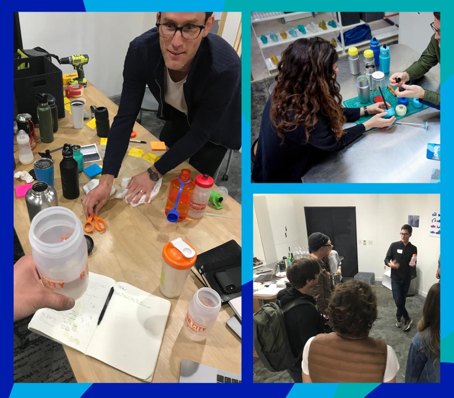 Bivo metal cycling water bottle