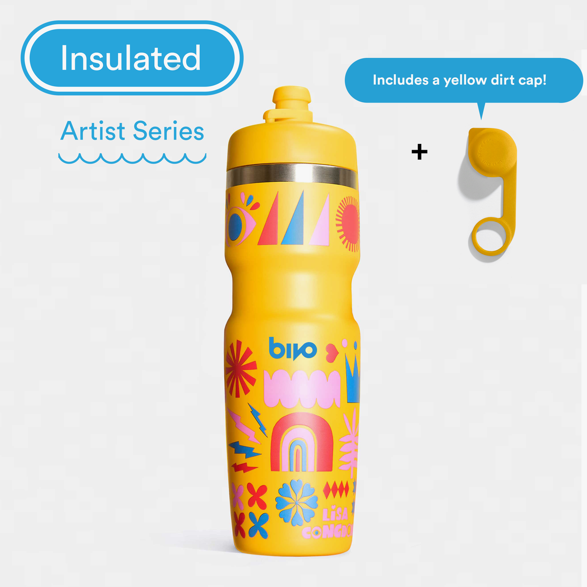 21 oz insulated - Bivo Trio (Lisa Congdon)