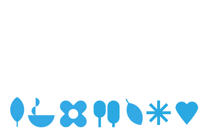 Product safety graphic with dingbats like hearts, flowers and leaves.