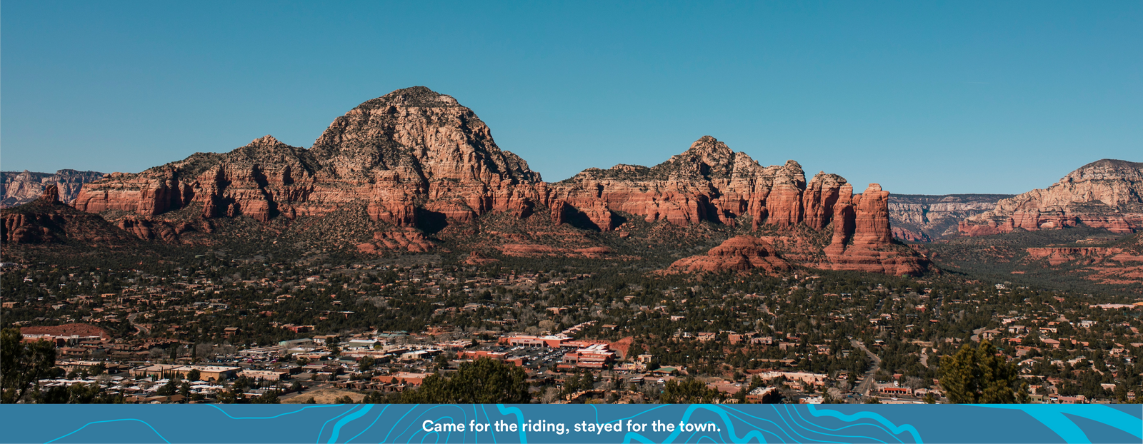 Aerial town of Sedona, AZ photographer Lisha Riabinina