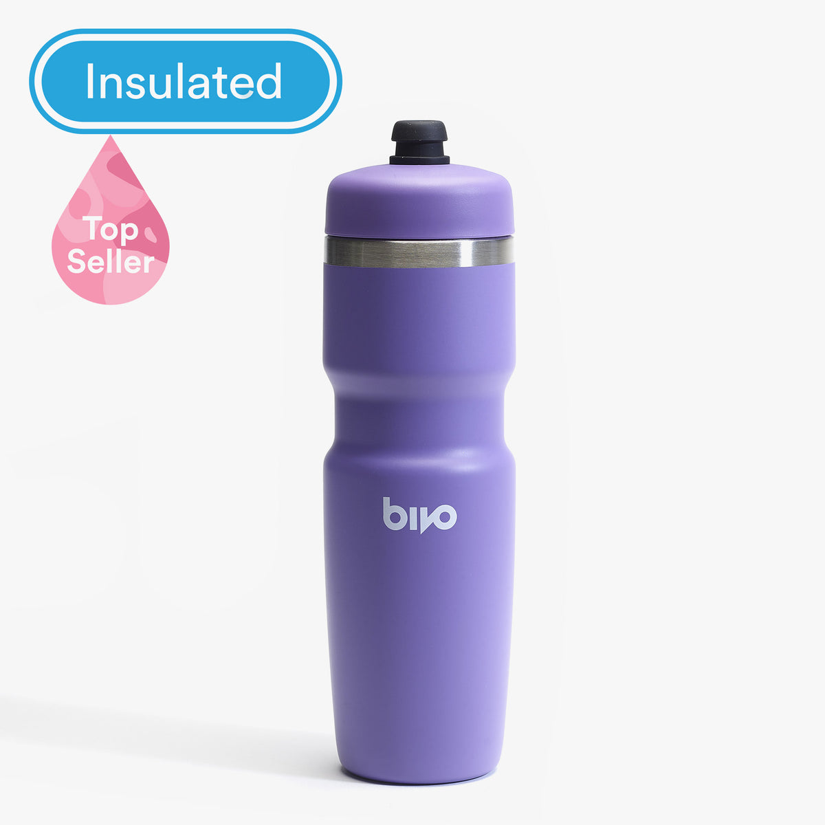 Lilac Purple - Cute Insulated Steel Water Bottle