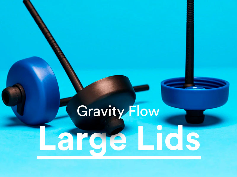 Large Gravity Flow Lid